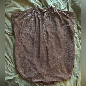 Muche Et Muchette Metallic SS Loose Top